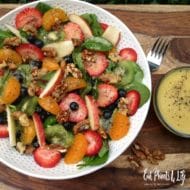 Healthy Recipes for Soups Sides Dressings & more! | Rainbow Salad &amp; Fuji Dressing