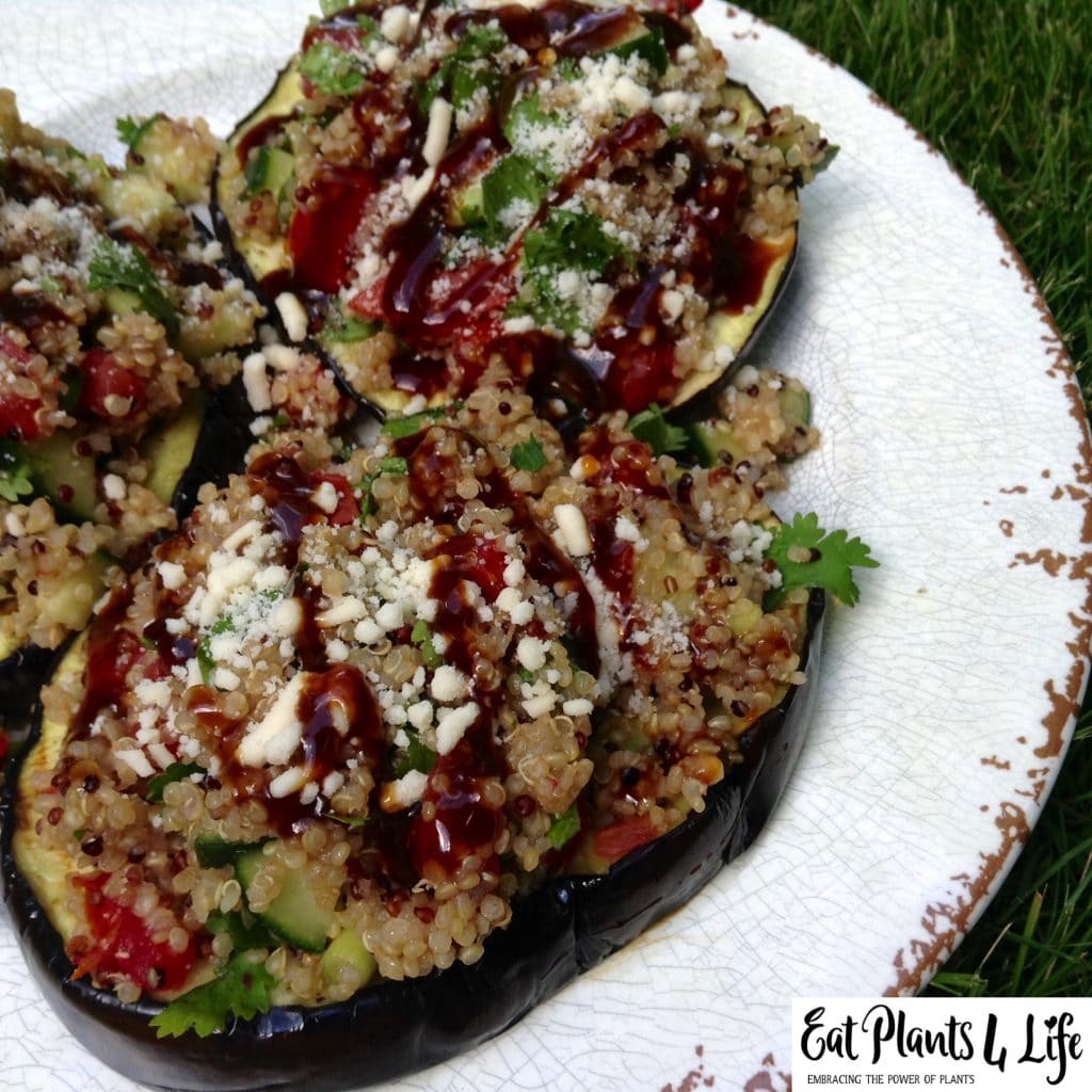my Tabbouleh-Topped Eggplant Filets 2